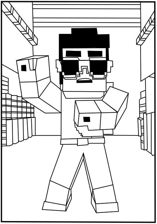 Minecraft Printables Coloring Pages
 Minecraft Coloring Pages To Print Coloring Home