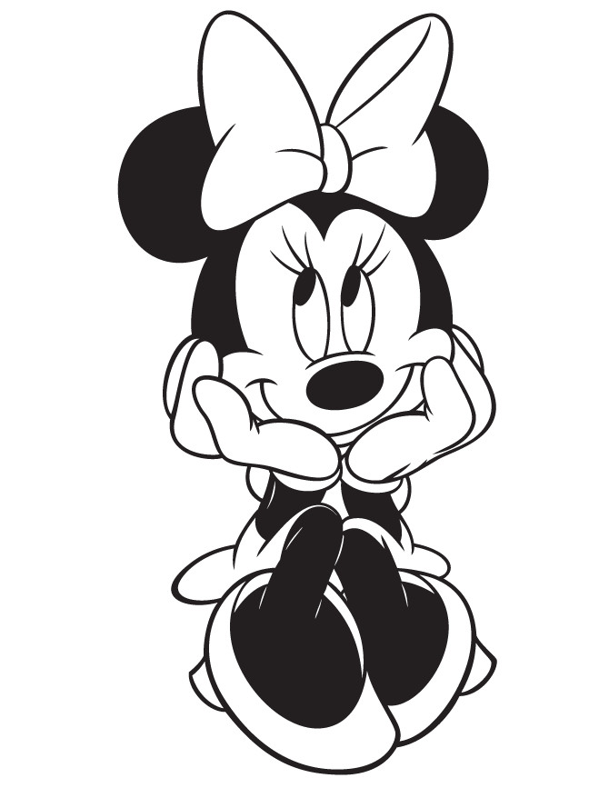 Mini Mouse Printable Coloring Pages
 Mini Mouse Coloring Pages AZ Coloring Pages