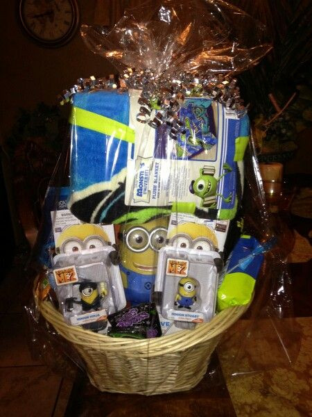 Minion Birthday Gifts
 Minion birthday Birthday t baskets and Minions on