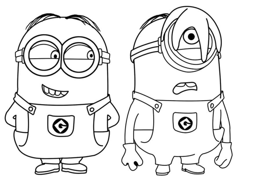 Minion Coloring Pages For Kids
 Despicable Me Minion Coloring Pages Coloring Home