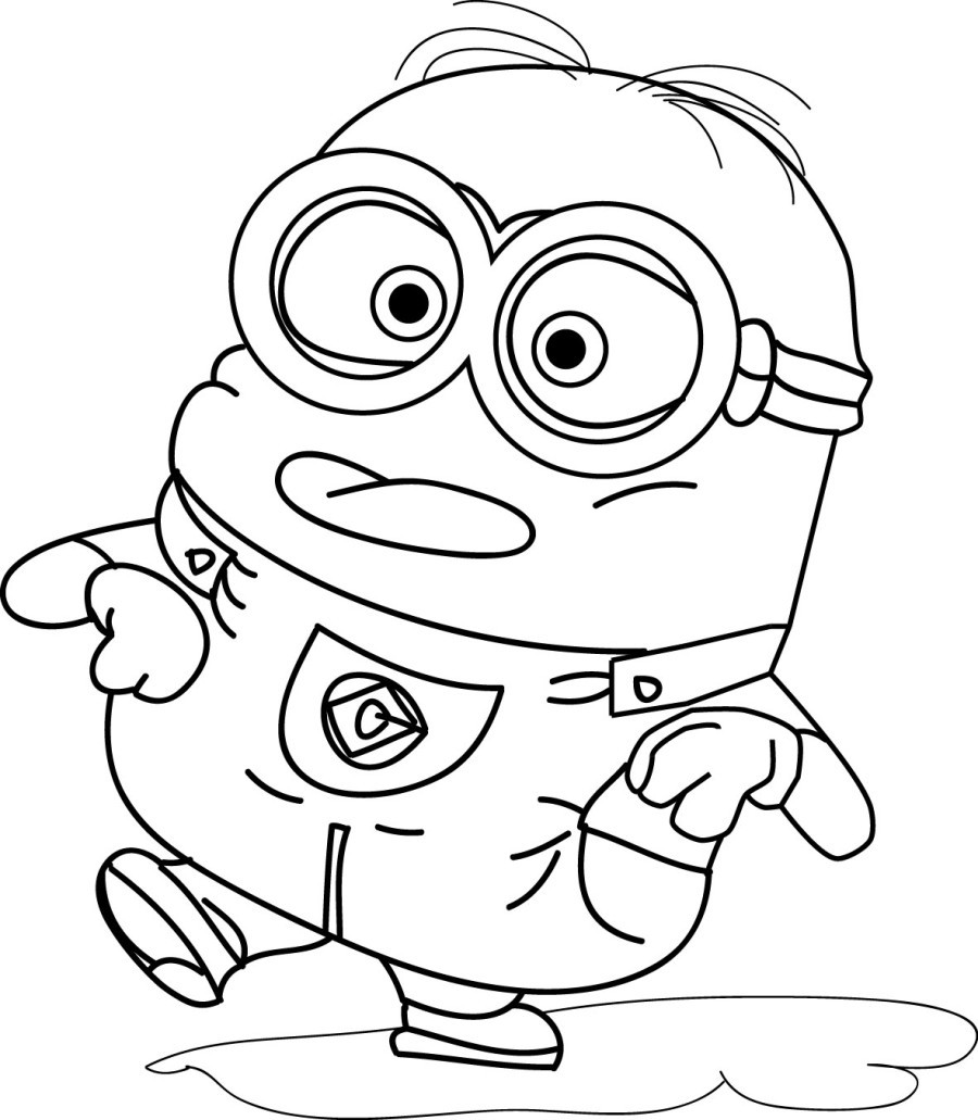 Minion Coloring Pages For Kids
 Minion Coloring Pages Best Coloring Pages For Kids