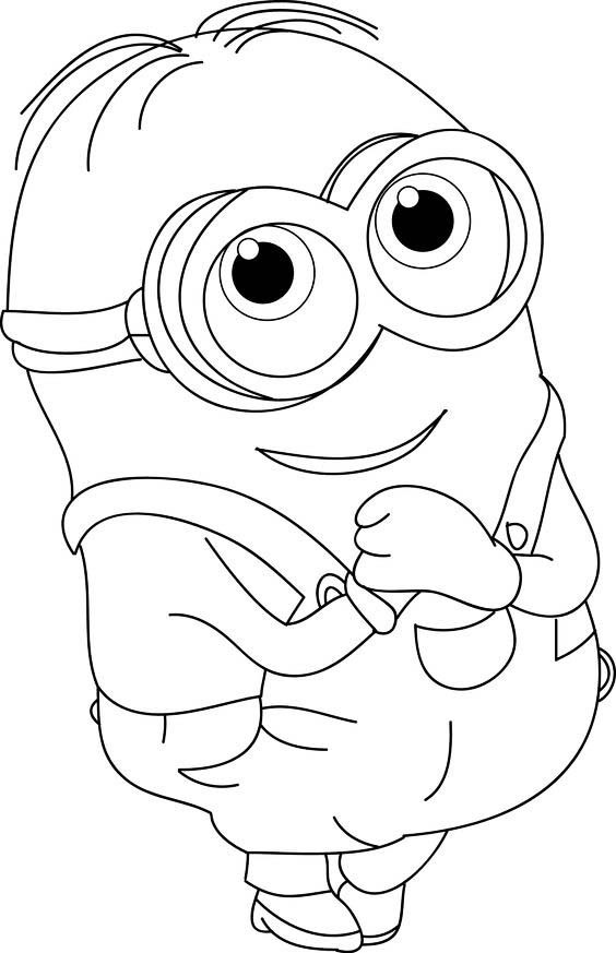 Minion Coloring Pages For Kids
 Minion Coloring Pages Best Coloring Pages For Kids