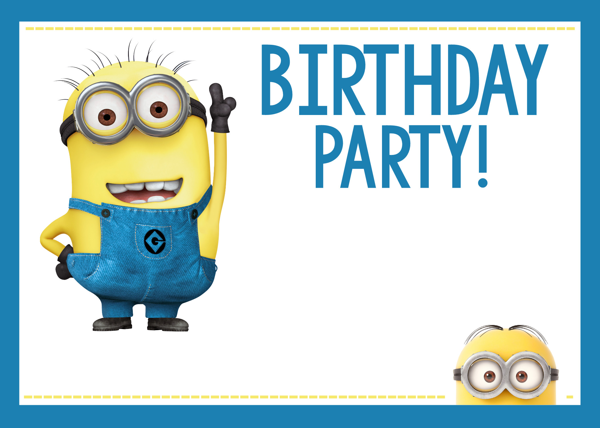 Minions Birthday Party Invitation
 Fun Minion Party Ideas for a Birthday – Fun Squared