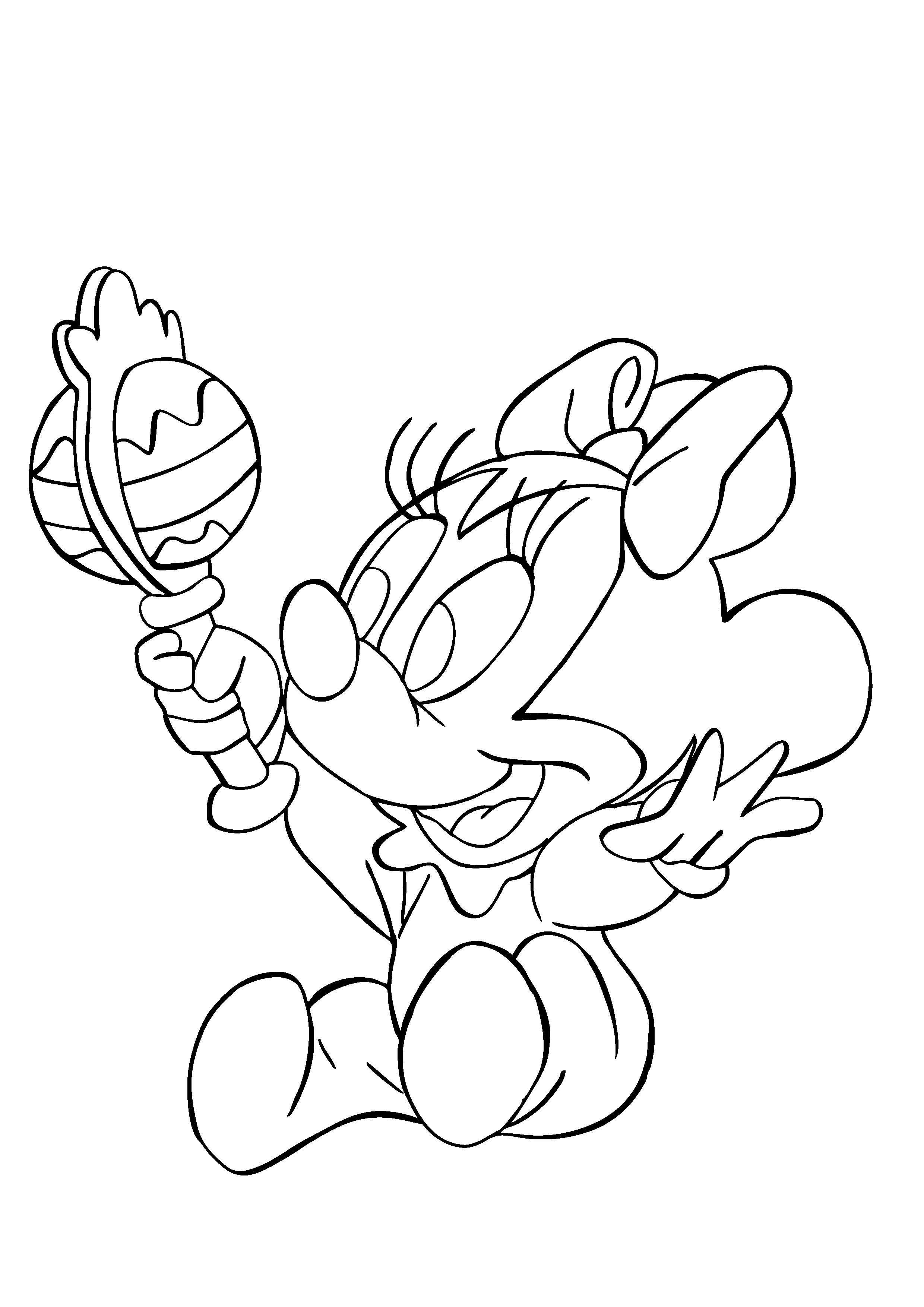 Minnie Mouse Coloring Pages Free Printable
 Free Printable Minnie Mouse Coloring Pages For Kids