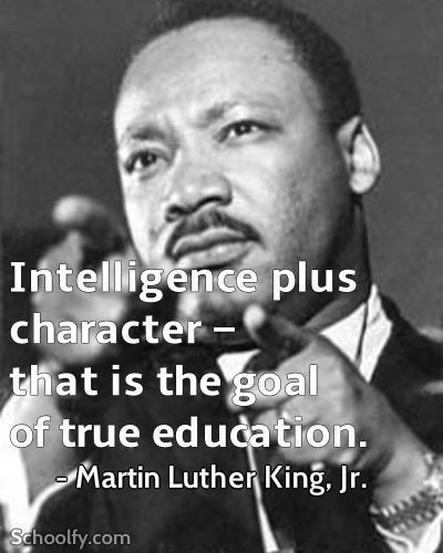 Mlk Quote Education
 Character quotes The o jays and Martin luther on Pinterest