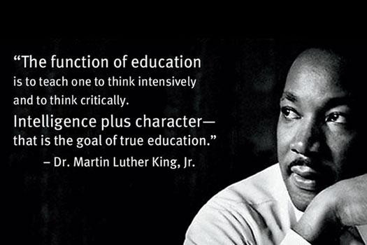 Mlk Quote Education
 Martin Luther King Jr Day of Service – JAN 21