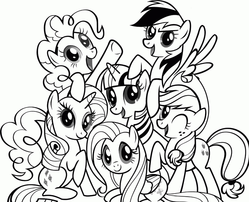 Mlp Coloring Book
 My Little Pony Coloring Page Coloring Home