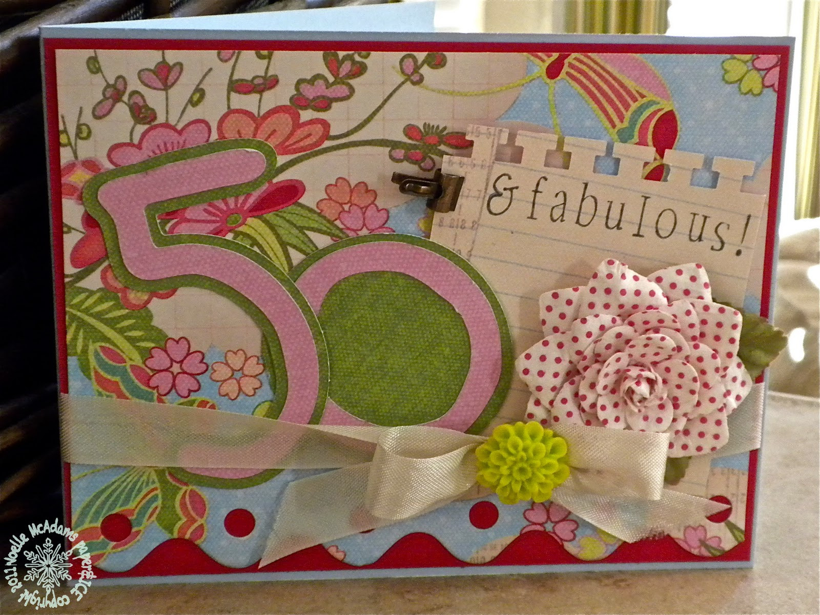 Mom 50Th Birthday Gifts
 paper & ICE 50th birthday SURPRISE for my aunt