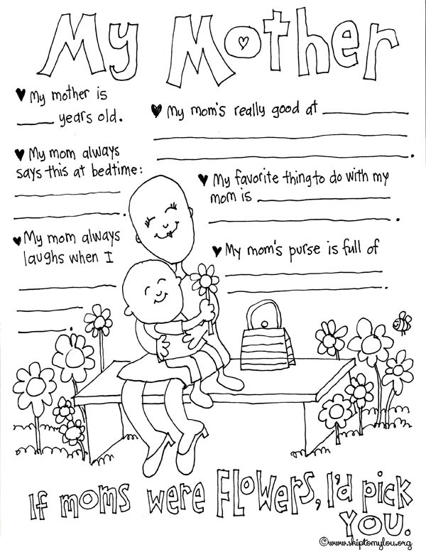 Mom Coloring Pages To Print
 Mother s Day Coloring Pages