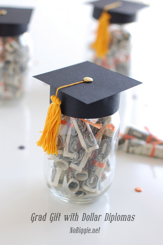 Money Gift Ideas For Graduation
 Graduation Gift with dollar diplomas