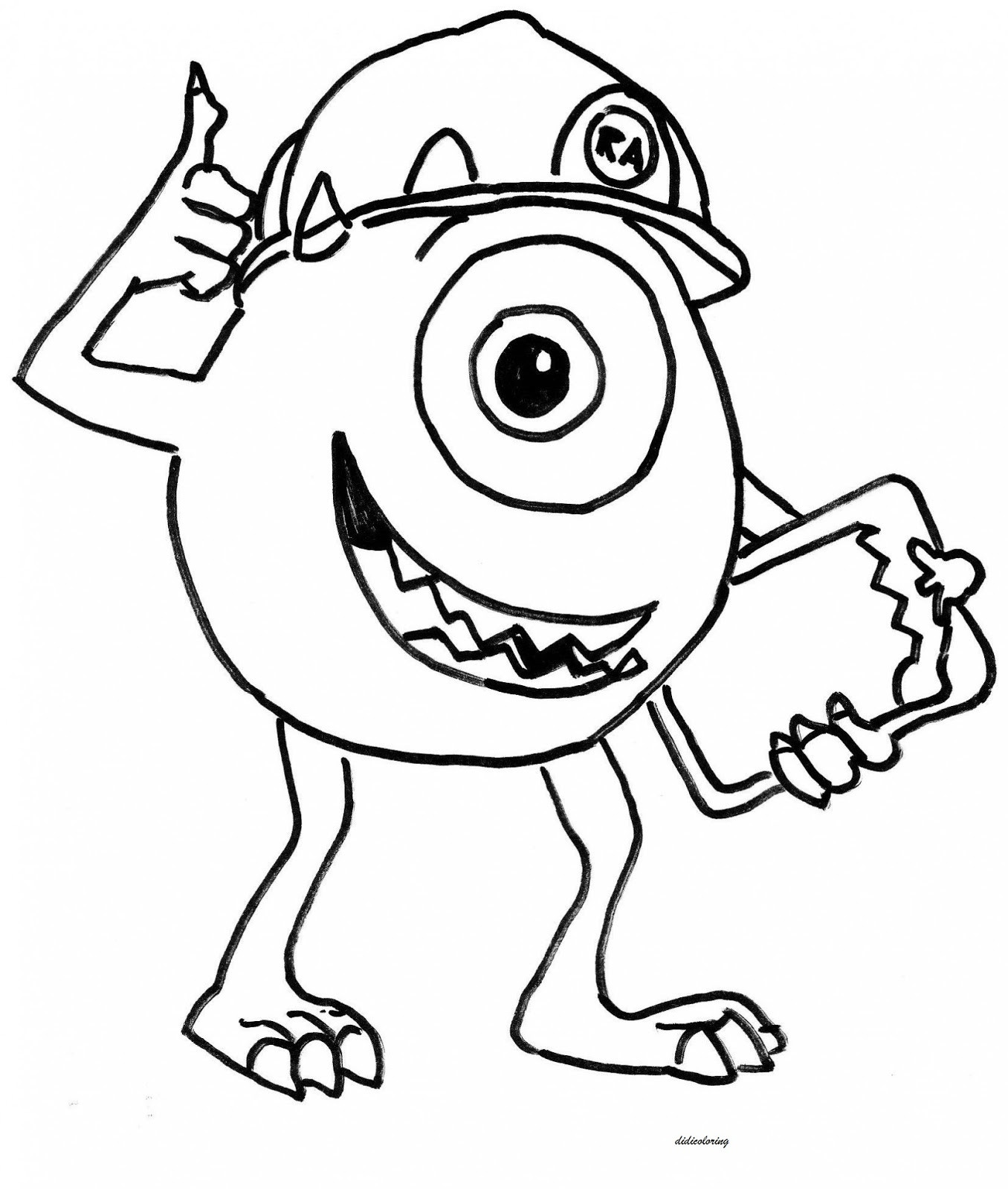 Monster Coloring Pages Printable
 Monster Printable Coloring Pages