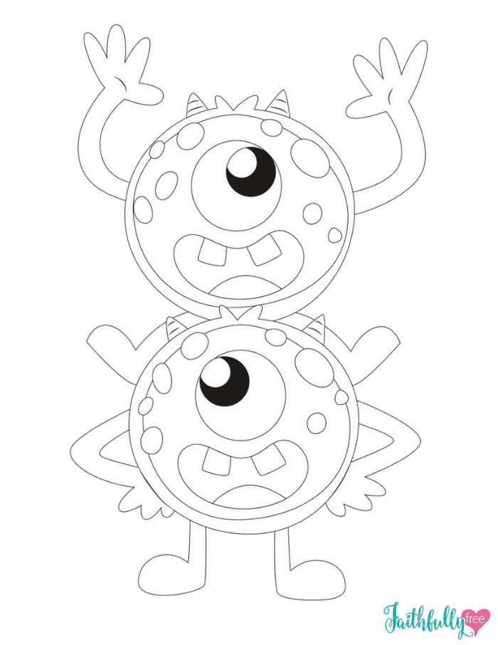 Monster Coloring Pages Printable
 Monster Coloring Pages Free Printables