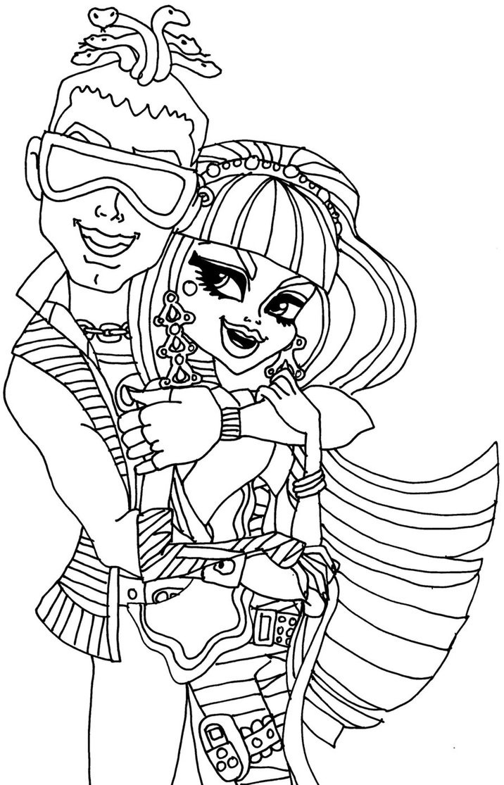 Monster Coloring Pages Printable
 Monster High Coloring Pages
