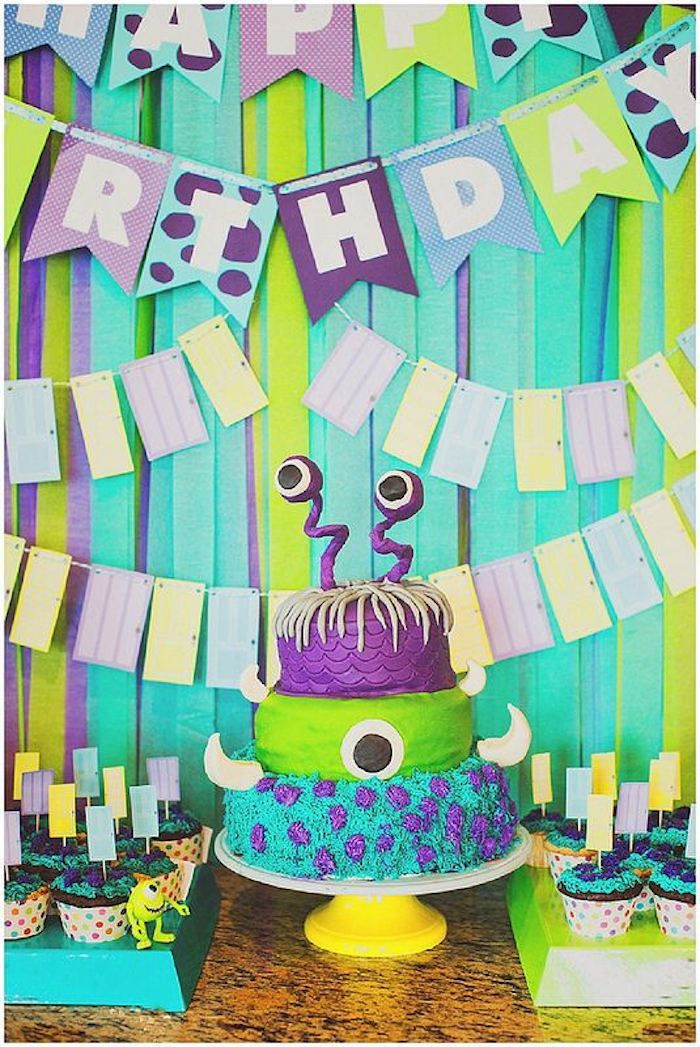 Monster Inc Birthday Party
 Best 25 Monster inc party ideas on Pinterest