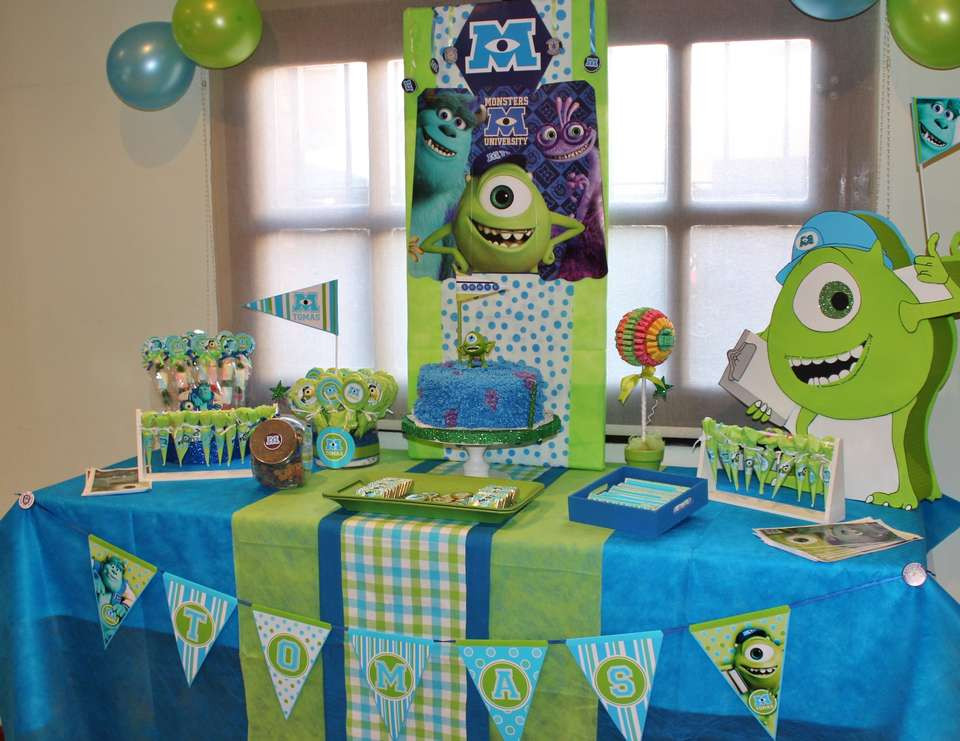 Monster Inc Birthday Party
 Monsters Inc Birthday "Tommy´s Monster Higth University