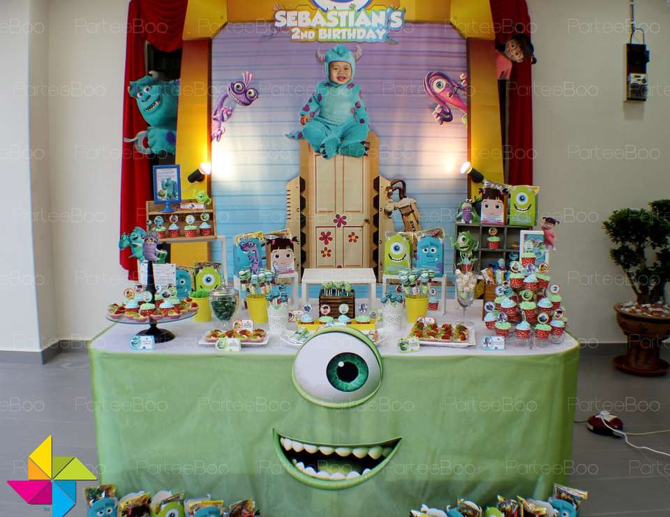 Monster Inc Birthday Party
 Monster Inc Birthday "Sebastian s 2nd SCARY birthday