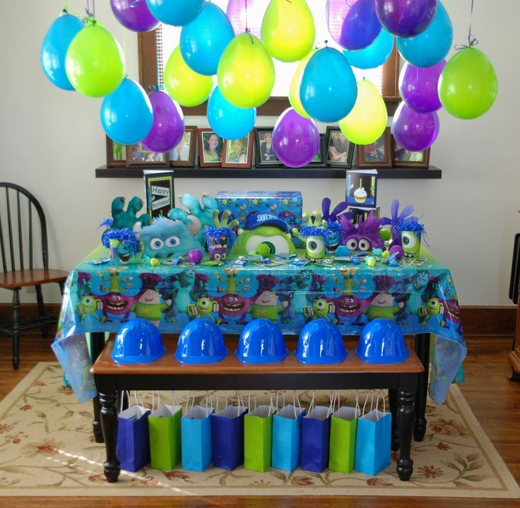 Monster Inc Birthday Party
 Monster s Inc birthday party decorations outside party