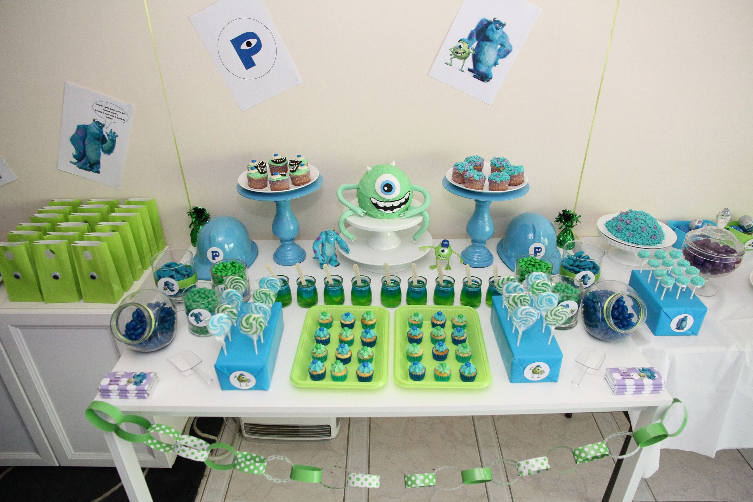 Monster Inc Birthday Party
 Monsters inc party for more party ideas visit