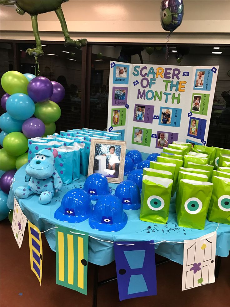 Monster Inc Birthday Party
 33 best Ethan s first birthday images on Pinterest