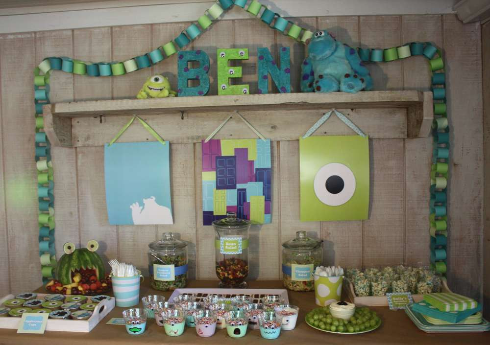 Monster Inc Birthday Party
 monsters inc Birthday Party Ideas 5 of 25