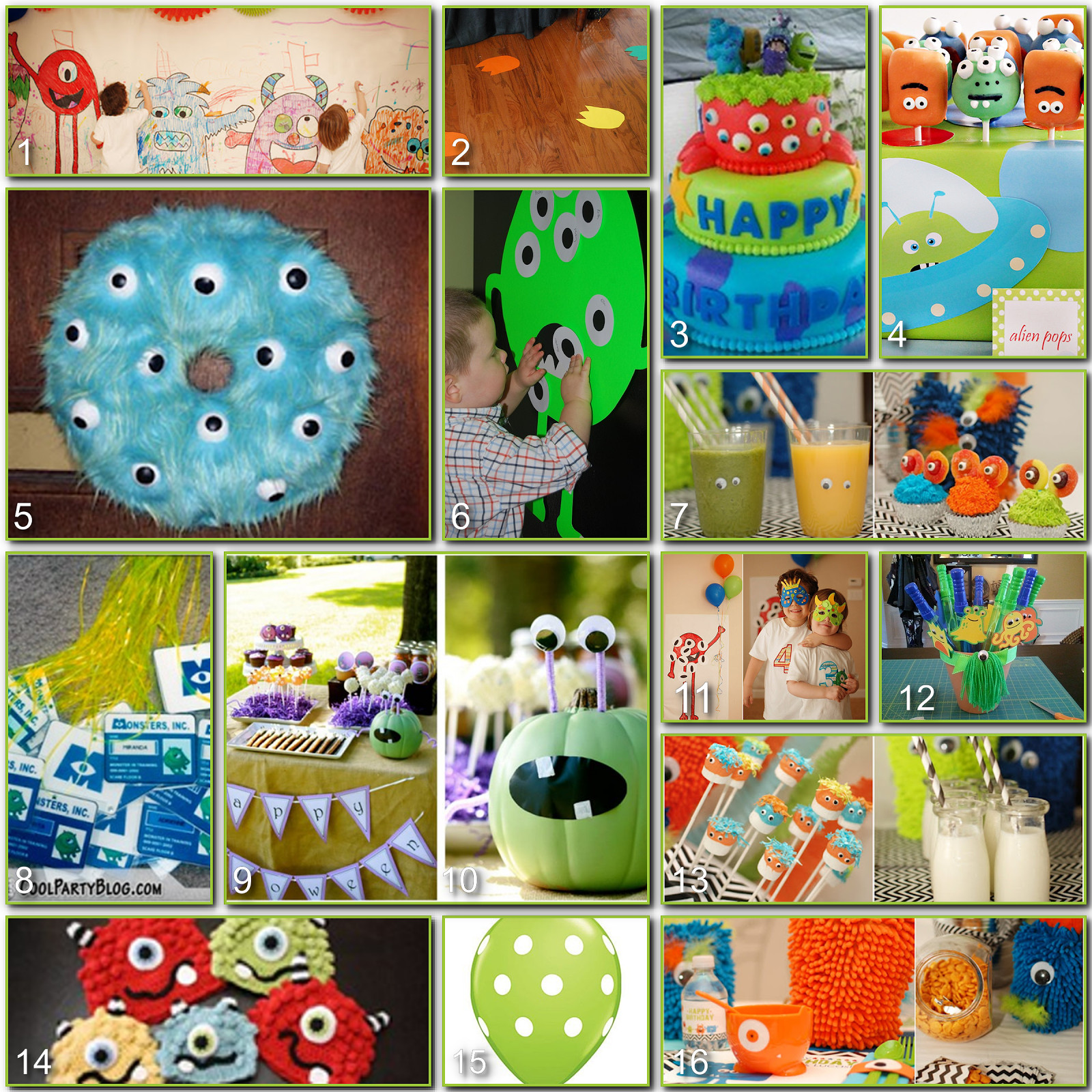 Monster Inc Birthday Party
 Disney Donna Kay Disney Party Board Monsters Inc