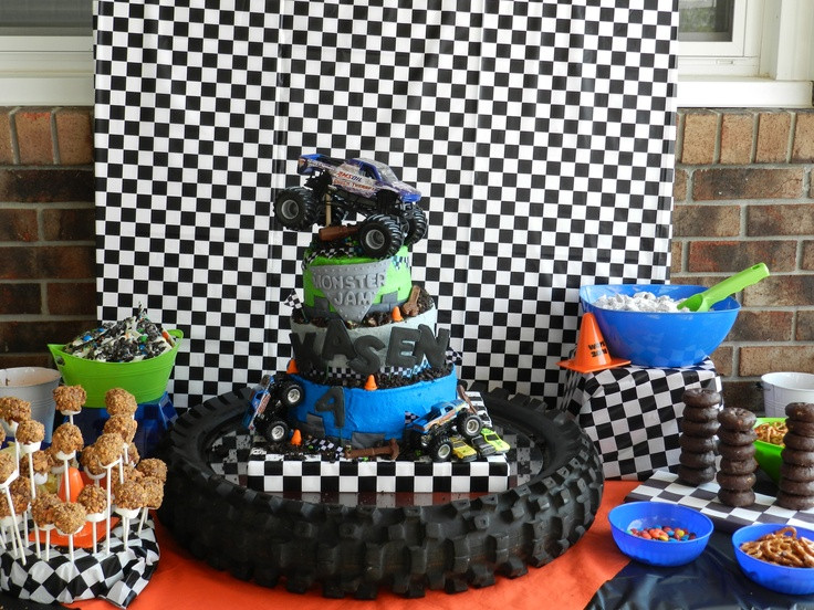 Monster Jam Birthday Decorations
 1000 images about monster truck party on Pinterest