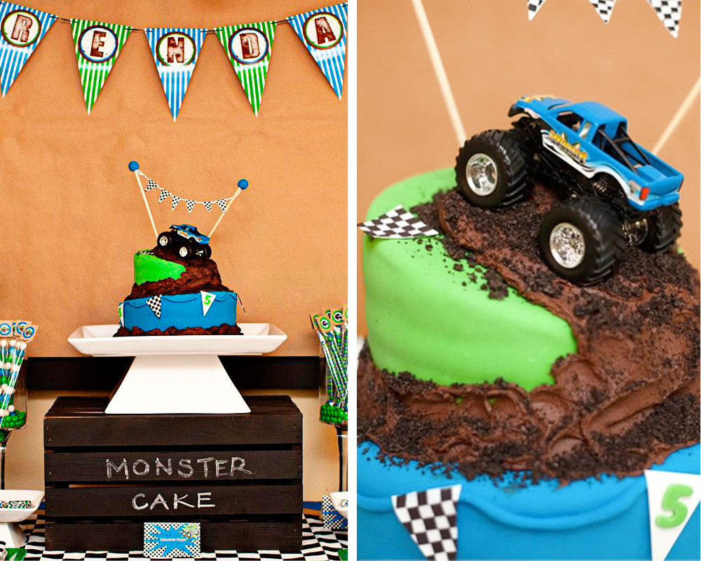 Monster Truck Birthday Party
 Amanda s Parties To Go Monster Truck Party