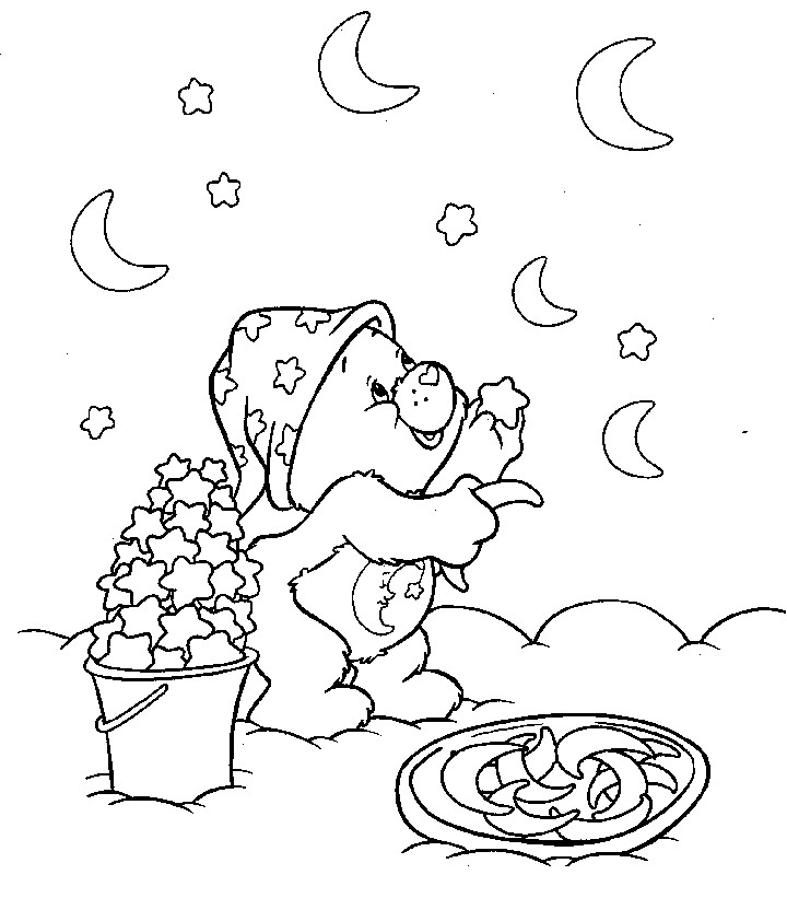 Moon And Stars Coloring Pages Printable
 Free Printable Moon And Stars Coloring Pages Coloring Home