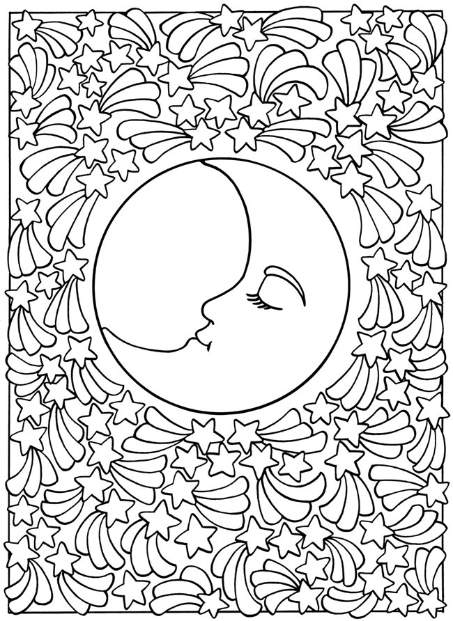 Moon And Stars Coloring Pages Printable
 Sun And Moon Coloring Pages AZ Coloring Pages