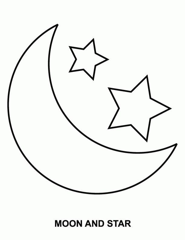 Moon And Stars Coloring Pages Printable
 Sun And Moon Coloring Pages Coloring Home