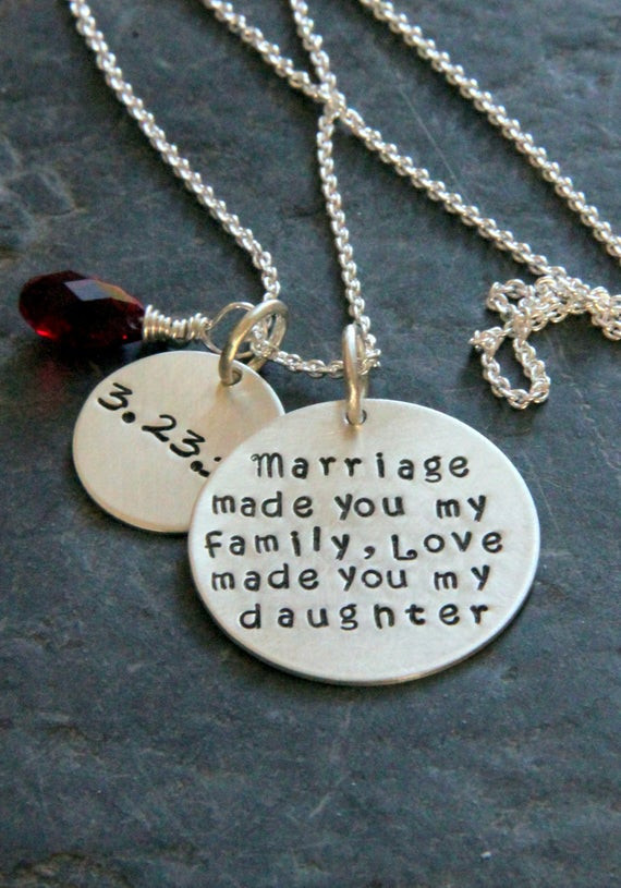 Mother And Daughter Gift Ideas
 Gift For Daughter In Law Marriage Made You My Family Gift