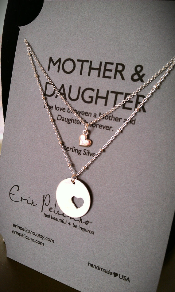 Mother And Daughter Gift Ideas
 Mother Daughter Necklace Set FaveThing