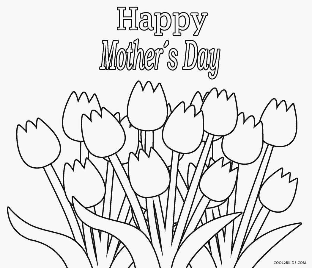 Mother Day Coloring Pages To Print
 Free Printable Mothers Day Coloring Pages For Kids