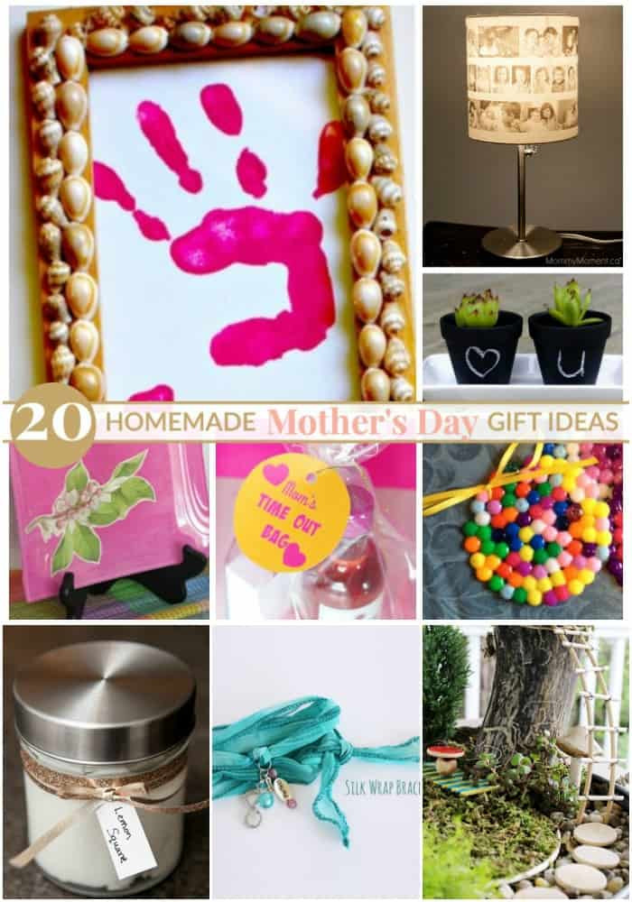Mother Day Homemade Gift Ideas
 20 HOMEMADE MOTHER S DAY GIFT IDEAS Mommy Moment