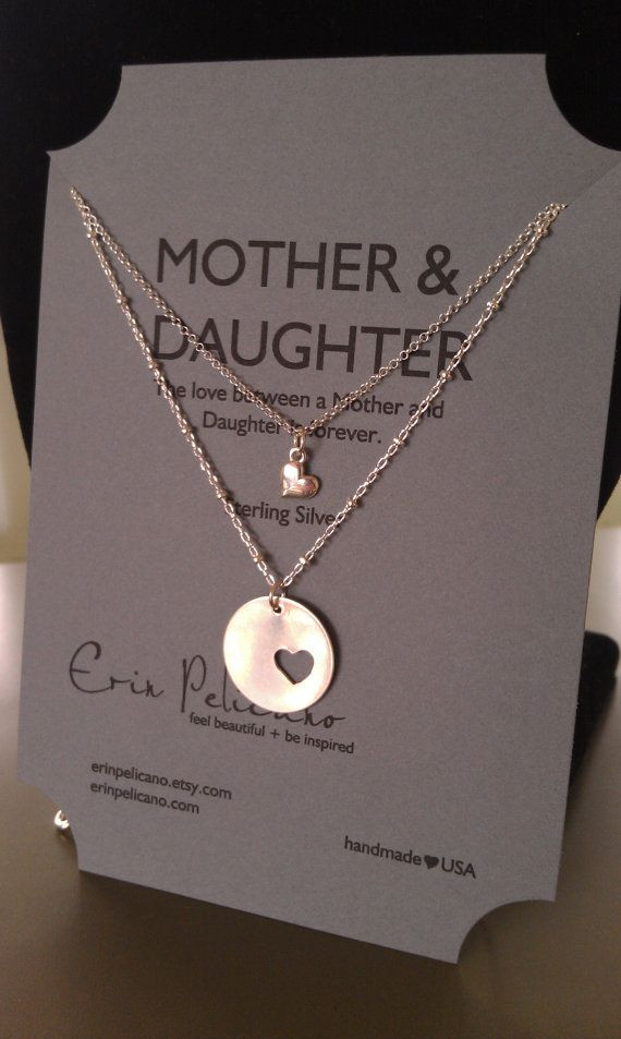 Mother To Daughter Wedding Gift Ideas
 Mom Daughter Jewelry Set Mothers Day ts for Mom Mother