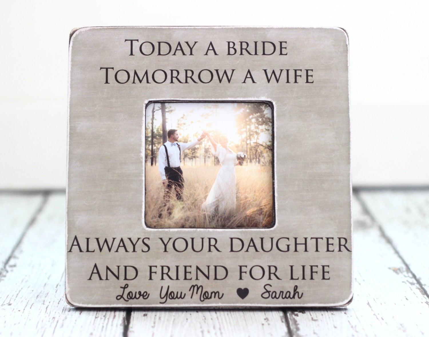 Mother To Daughter Wedding Gift Ideas
 Mom Mother Wedding Thank You Gift Today a Bride Tomorrow a