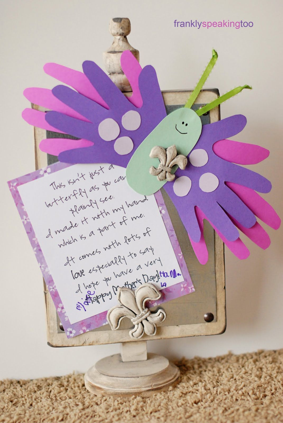 Mother'S Day Gift Card Ideas
 Frankly Speaking Too iLoveToCreate Butterfly Mother s