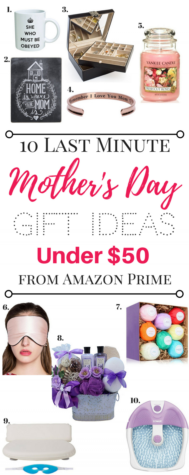 Mother'S Day Gift Ideas Amazon
 Last Minute Mother s Day Gift Ideas Under $50 from Amazon