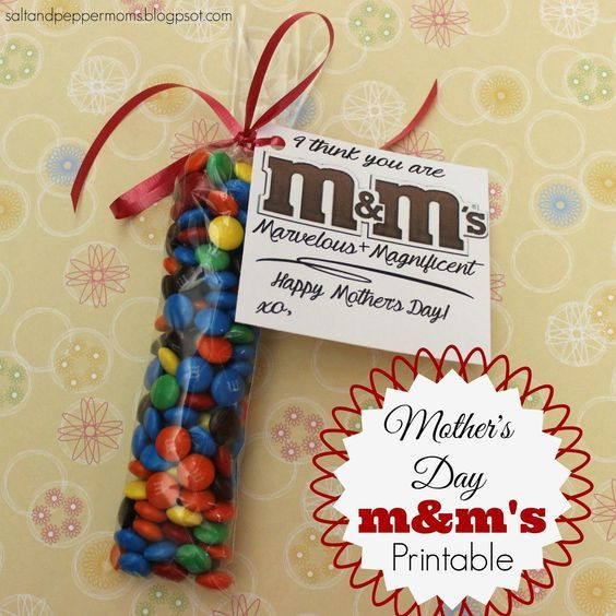 Mother'S Day Gift Ideas For Church
 Salt and Pepper Moms free Mother s Day M&M s printable