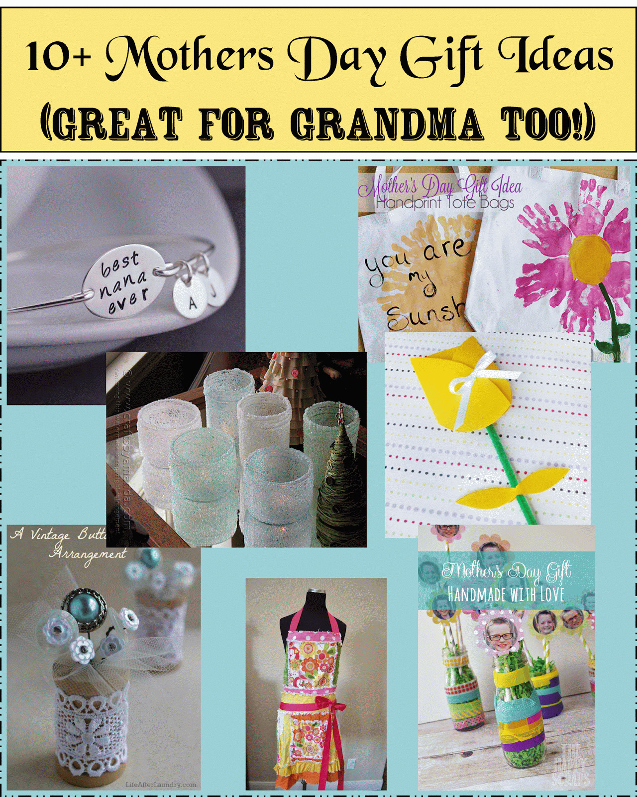 Mother'S Day Gift Ideas For Grandma
 Make a button flower arrangement