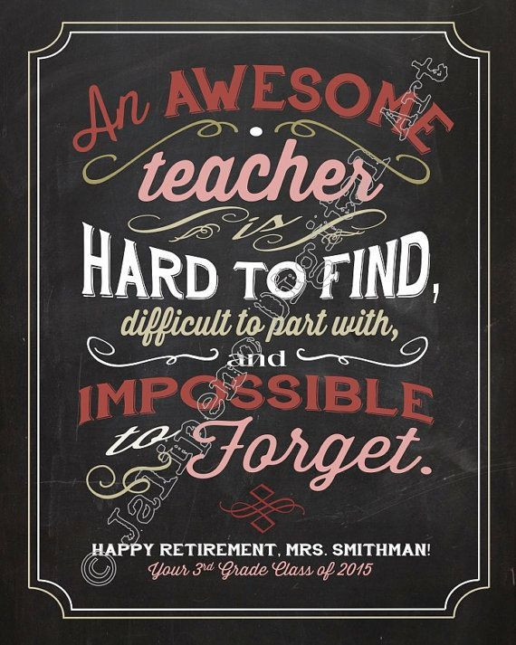 Mother'S Day Gift Ideas For Hard To Buy
 An awesome teacher is hard to find difficult to leave