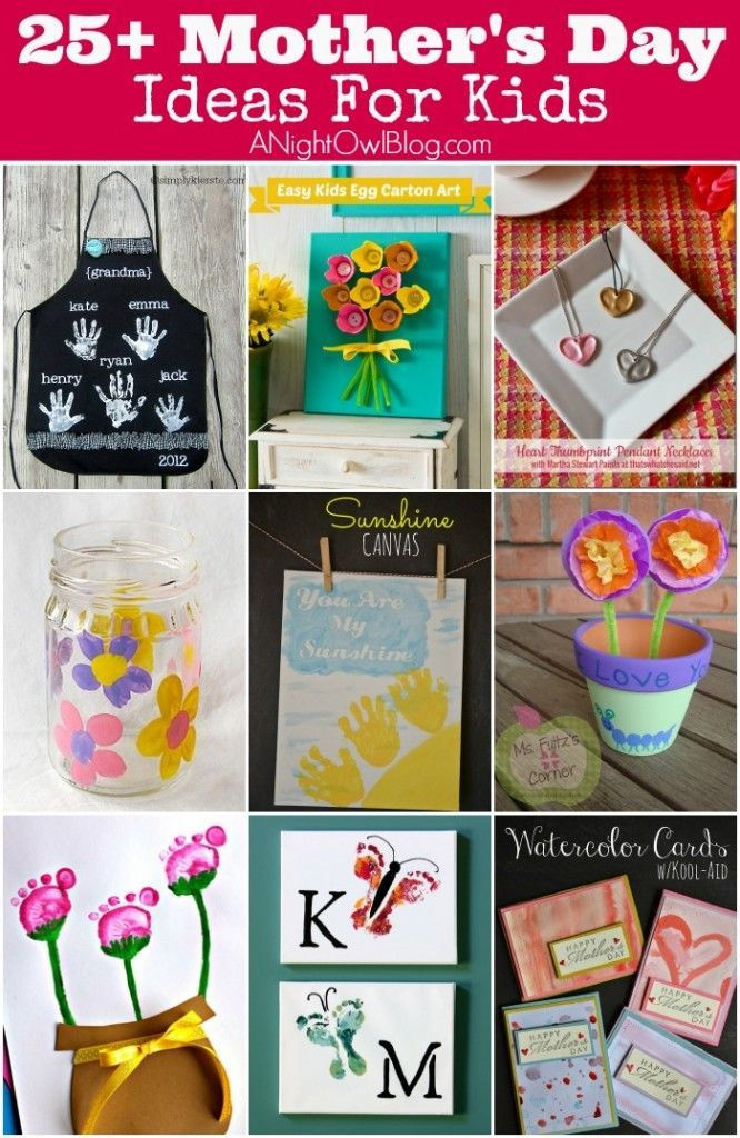 Mother'S Day Gift Ideas From Child
 17 Best images about Mother s Day Craft Ideas for Kids on