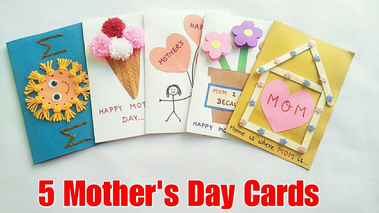 Mother'S Day Gift Ideas From Child
 5 Special DIY Mother s Day Cards Ideas for Kids Mother s
