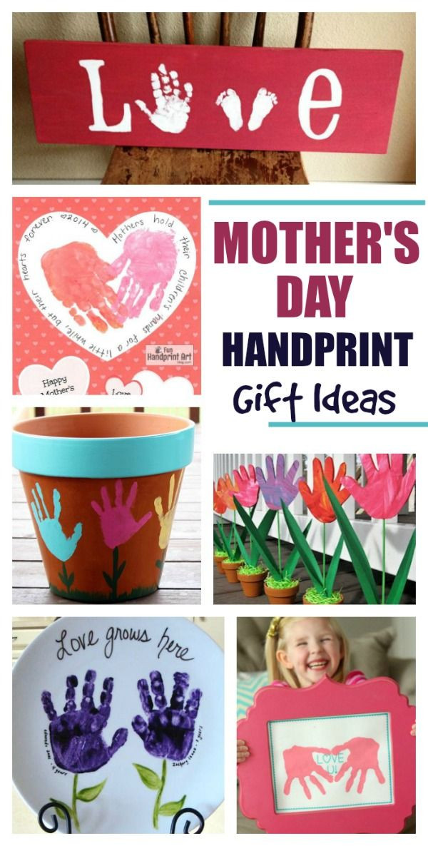 Mother'S Day Gift Ideas Pinterest
 20 adorable handprint t ideas for Mother s Day
