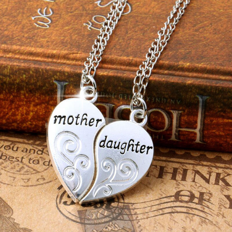 Mother'S Day Jewelry Gift Ideas
 Stylish Charms Silver Mother and Daughter Love "Mom