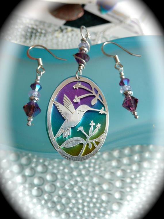 Mother'S Day Jewelry Gift Ideas
 Mothers day t hummingbird jewelry set niobium jewelry