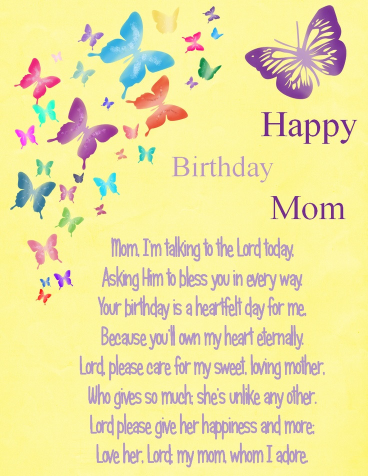 Mothers Birthday Quotes
 1000 images about happy birthday mom on Pinterest