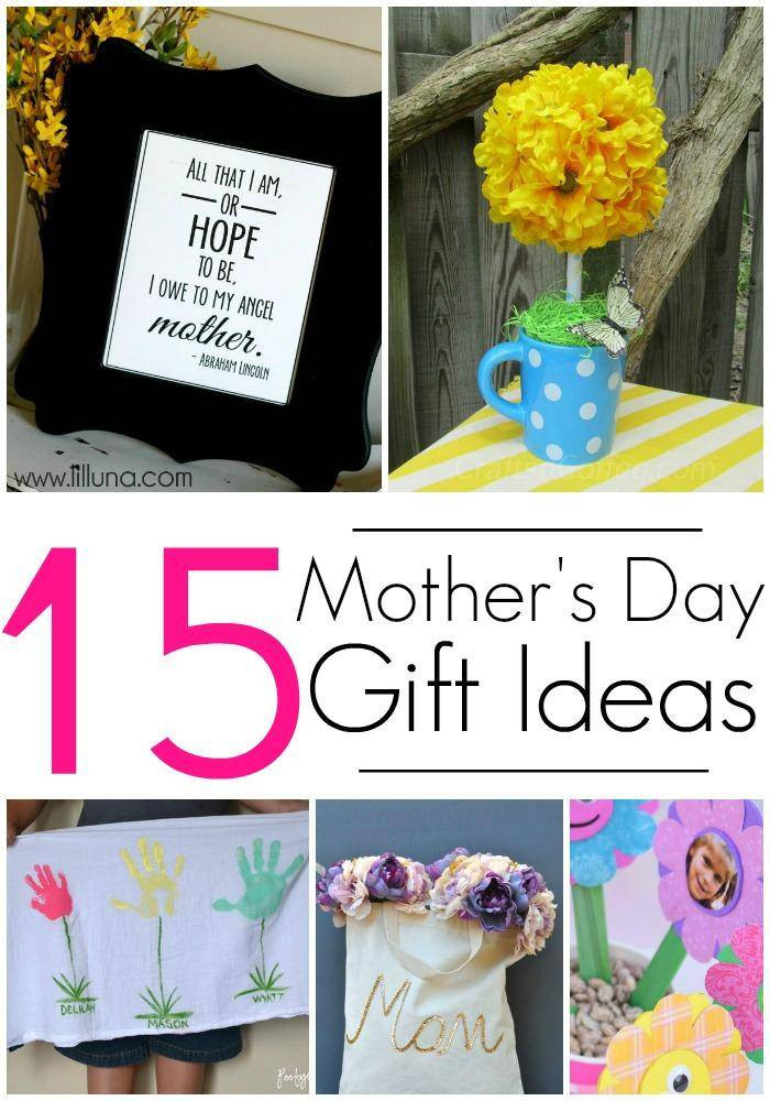 Mothers Da Gift Ideas
 15 DIY Gift Ideas for Mothers Day Crafts & Homemade Gifts