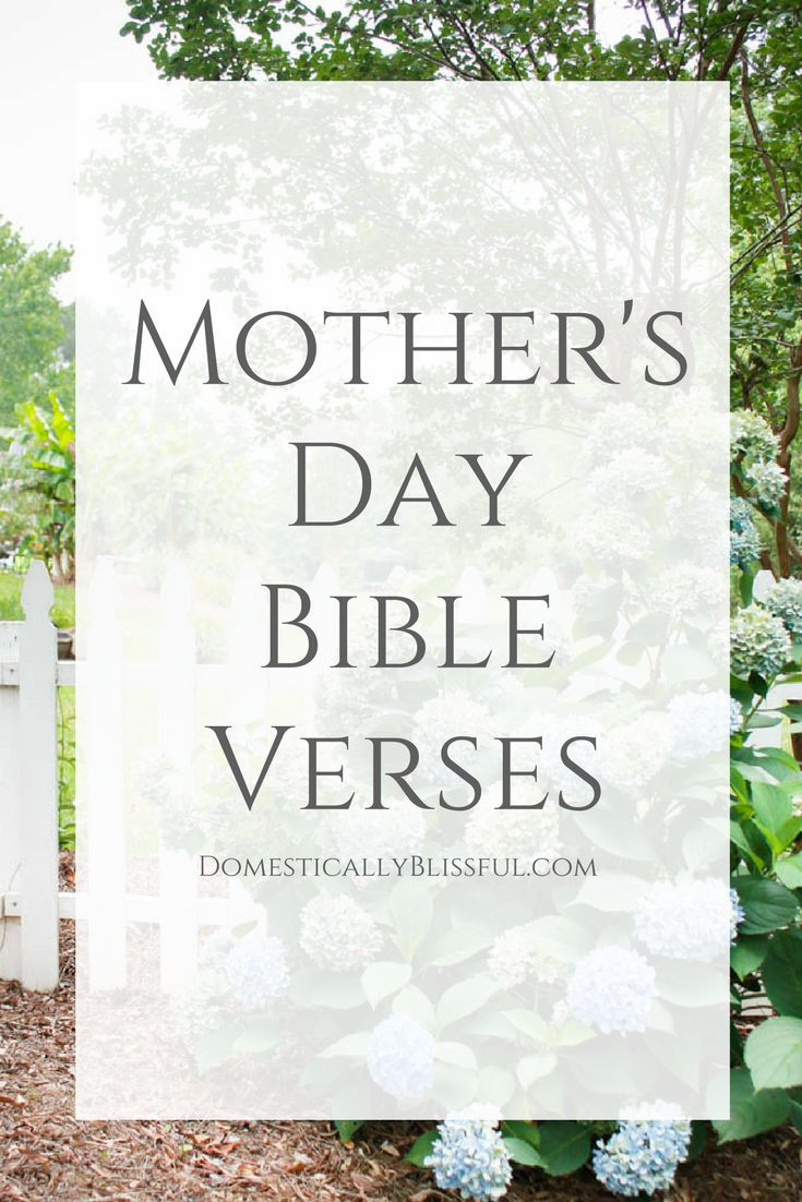 Mothers Day Bible Quote
 17 Best Mothers Day Quotes on Pinterest