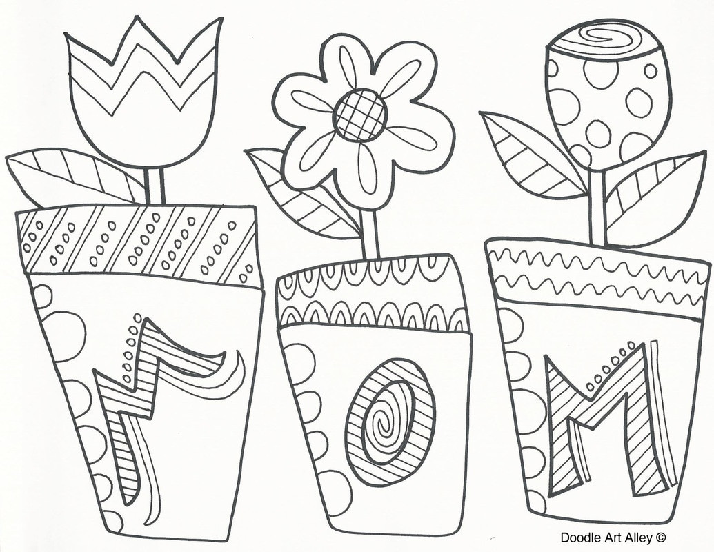Mothers Day Coloring Pages
 Mothers Day Coloring Pages Doodle Art Alley